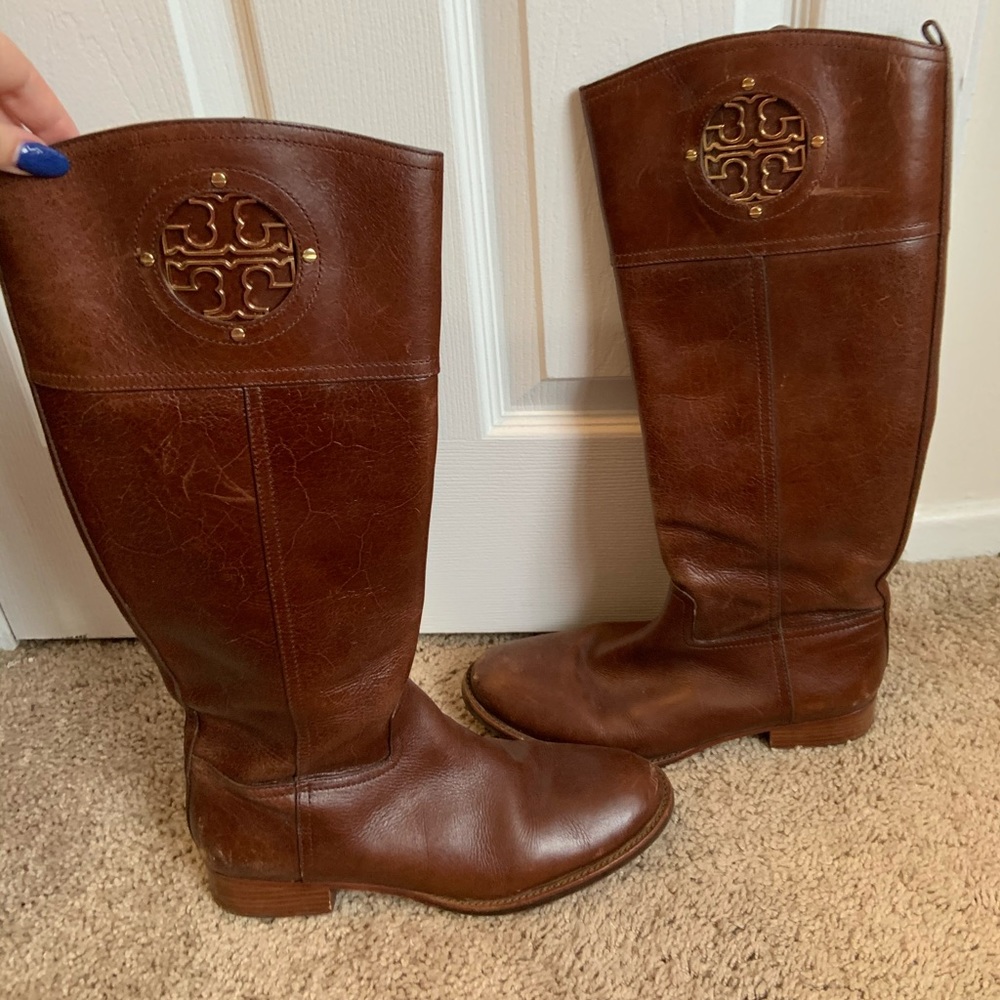 Tory Burch Riding Boots *Brown Size 10